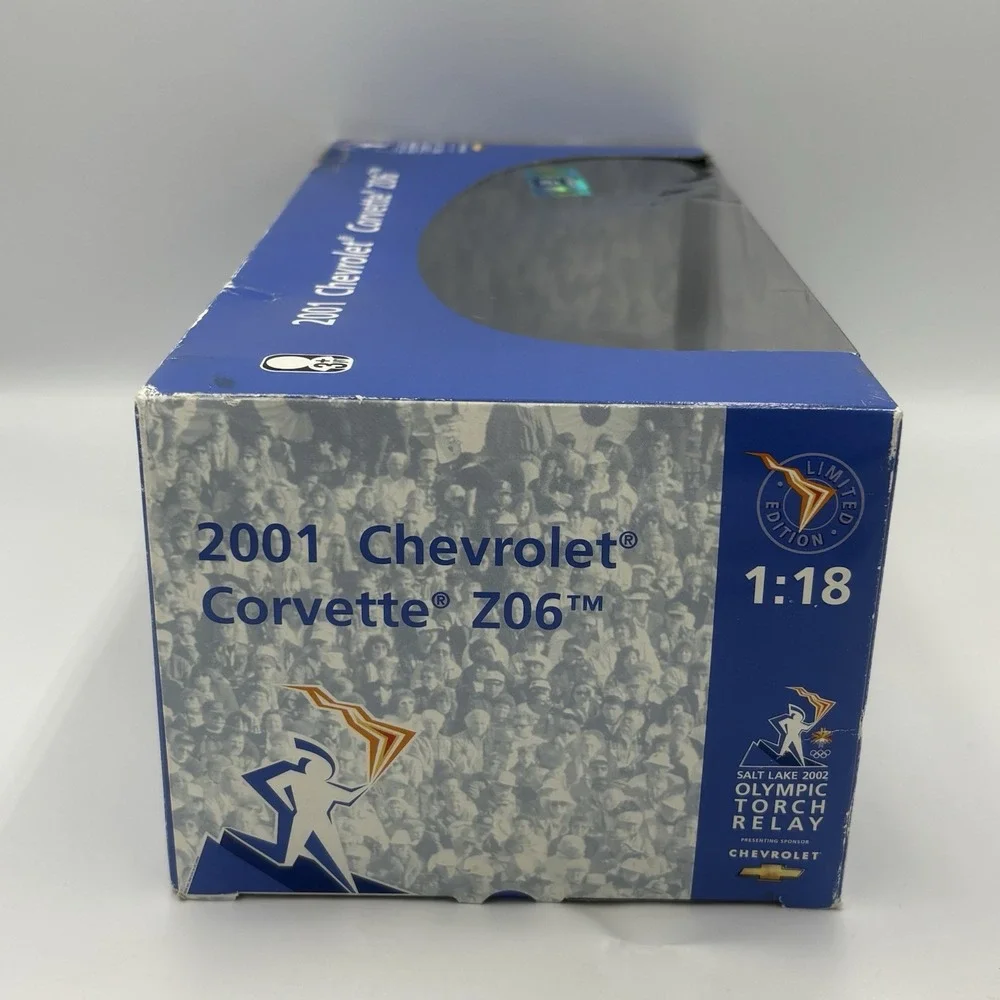 Maisio 2001 Chevrolet Corvette Z06 1:18‎ Olympic Torch Relay Diecast Car Limited
